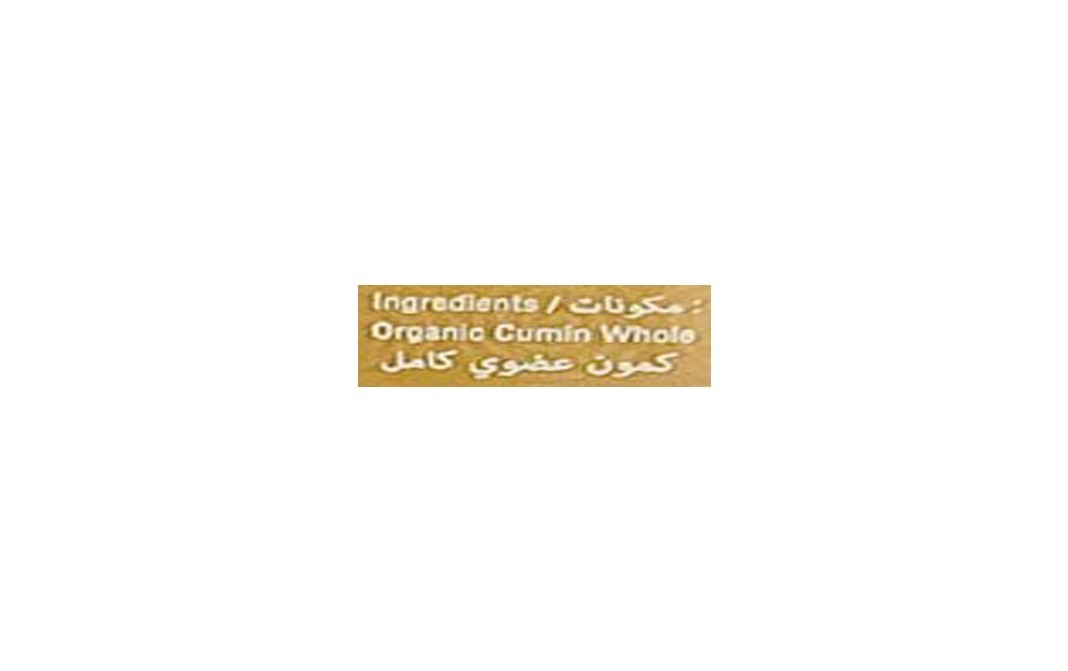 Orgabite Organic Cumin Whole    Plastic Bottle  100 grams